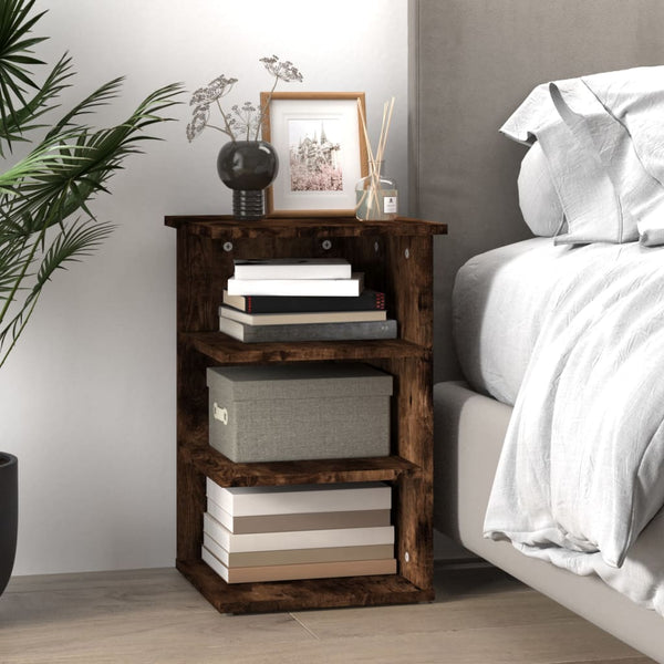 Räuchereiche Beistellschrank Medine 35x35x55cm (Holz)