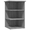 Grauer Beistellschrank Medine 35x35x55cm (Holz)