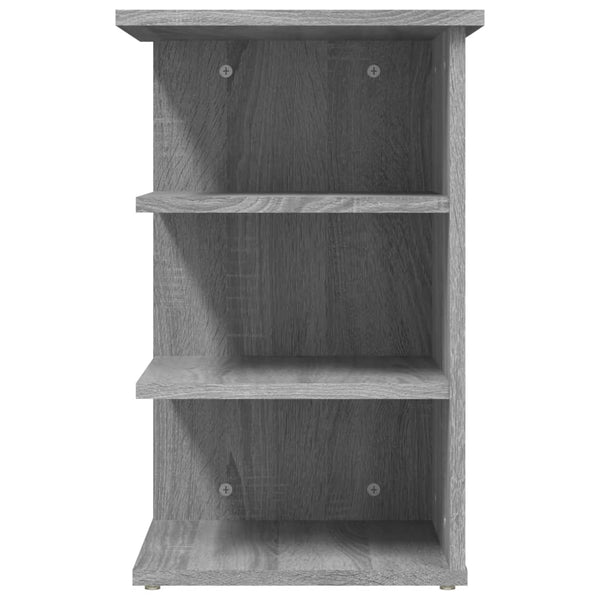 Grauer Beistellschrank Medine 35x35x55cm (Holz)