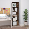 Räuchereiche-Bücherregal Filaldelfia 45x24x160cm (Holz)