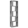 Graues Bücherregal Filadelfia 45x24x160cm (Holz)