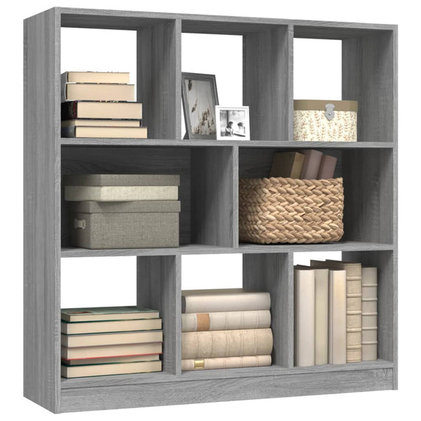 Graues Bücherregal Simbrioara 97,5x29,5x100cm (Holz)
