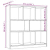 Graues Bücherregal Simbrioara 97,5x29,5x100cm (Holz)