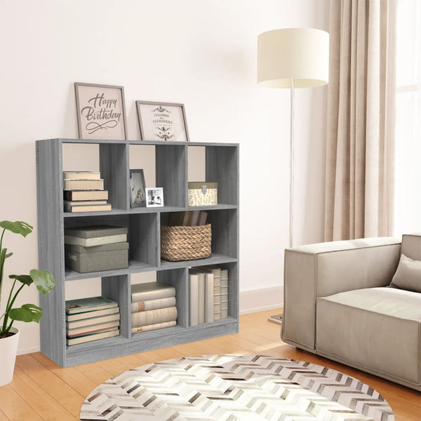 Graues Bücherregal Simbrioara 97,5x29,5x100cm (Holz)