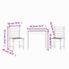 Bistro-Set Artenis (3-teilig, Kiefer)