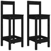 Schwarzes Outdoor-Barset Tiplon (3-teilig, Kiefer)
