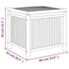 Außenaufbewahrungsbox Nazif 60x52x55cm (Bambus)