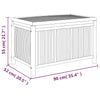 Gartenaufbewahrungsbox Nazif 90x52x55cm (Bambus)