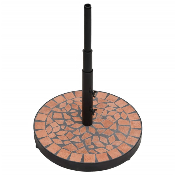 Terrakotta Sonnenschirmständer Giuli rund 12 kg