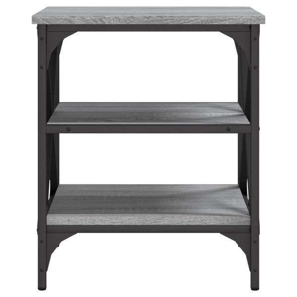 Grauer Beistelltisch Toliana 40x42x50cm (Holz)