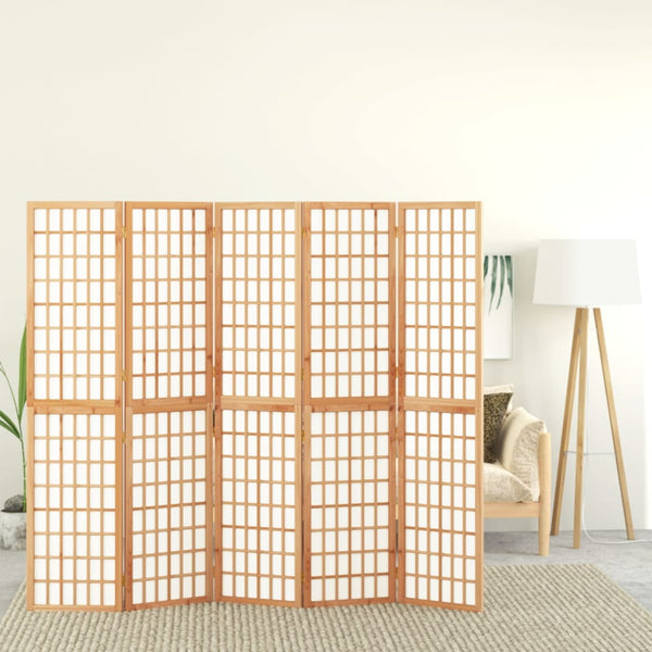 Tilanjakaja 5 paneelia japanilaistyylinen Vartelica 200x170cm