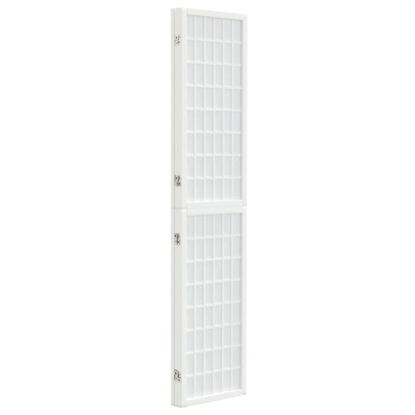 Weißer Raumteiler 3 Paneele japanischer Stil Vartelica 120x170cm