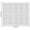 Valkoinen tilanjakaja 5 paneelia japanilaistyylinen Vartelica 200x170cm