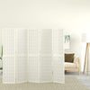 Valkoinen tilanjakaja 5 paneelia japanilaistyylinen Vartelica 200x170cm