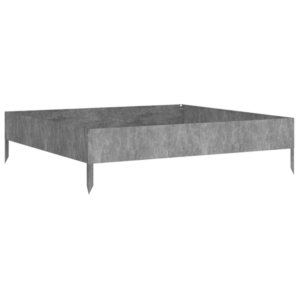 Corten teräs korotettu kukkalaatikko Fmircea 100x100x26cm
