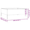 Cortenstahl Hochbeet Fmircea 100x100x41cm
