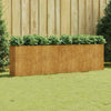 Corten-Stahl Hochbeet Bosnegeanu 280x40x80cm