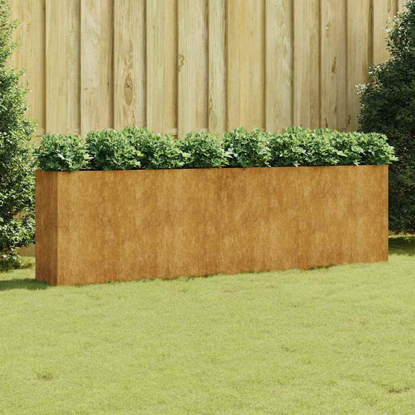 Corten-Stahl Hochbeet Bosnegeanu 280x40x80cm