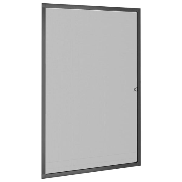 Antrasiitti hyönteisverkko ikkunaan Chestina 80x120cm