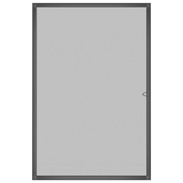 Antrasiitti hyönteisverkko ikkunaan Chestina 80x120cm