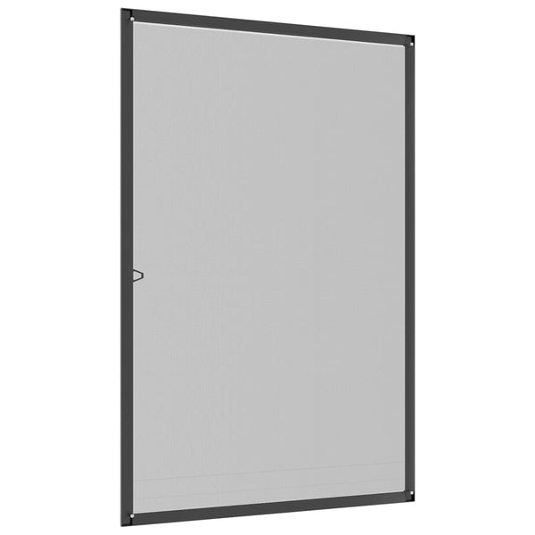 Antrasiitti hyönteisverkko ikkunaan Chestina 80x120cm