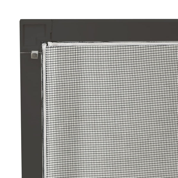 Antrasiitti hyönteisverkko ikkunaan Chestina 90x120cm