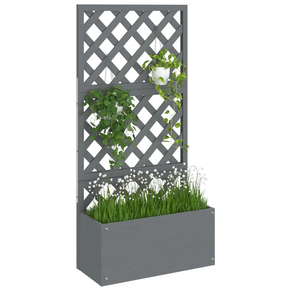 Blumenkasten mit Spalier Gaiesti 65x33x135cm (wpc)