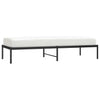 Schwarzes Metallbettgestell Necsoiu 75x190cm