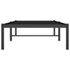 Schwarzes Metallbettgestell Necsoiu 75x190cm