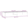 Schwarzes Metallbettgestell Necsoiu 75x190cm