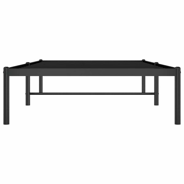 Musta metallinen sängynrunko Necsoiu 90x190cm