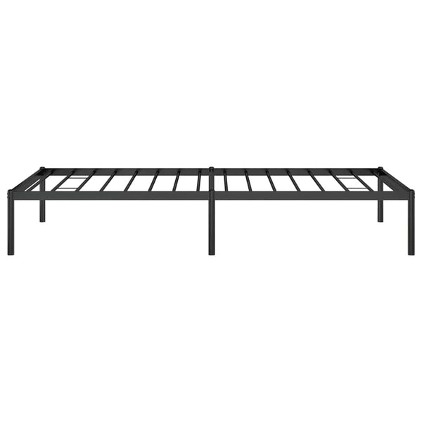 Musta metallinen sängynrunko Necsoiu 90x190cm