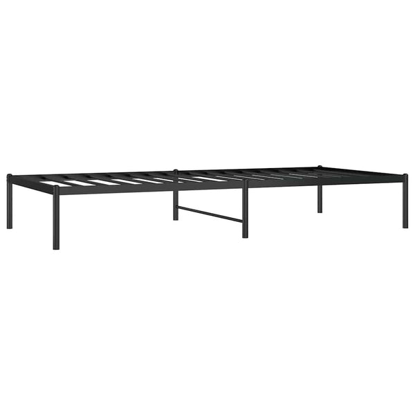 Metallbettrahmen Necsoiu schwarz 90x200cm