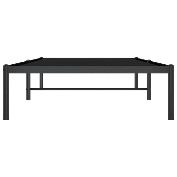 Metallbettrahmen Necsoiu schwarz 90x200cm