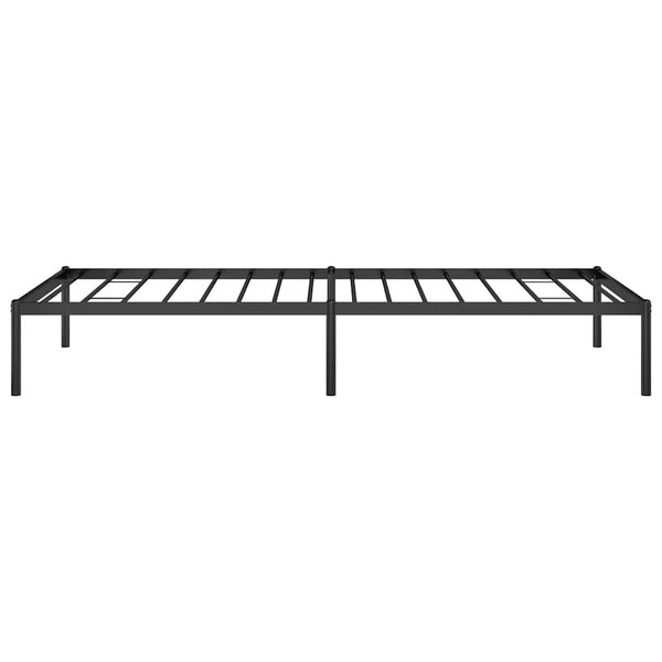 Metallbettrahmen Necsoiu schwarz 90x200cm