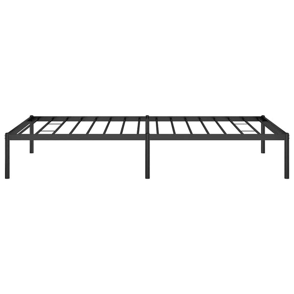 Musta metallinen sängynrunko Necsoiu 100x190cm