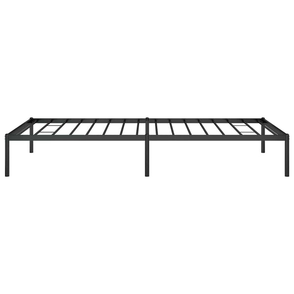 Musta sängynrunko Necsoiu 100x200cm (metalli)