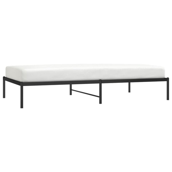 Musta sängynrunko Necsoiu 107x203cm (metalli)