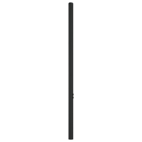 Musta metallinen sängynpääty Smil 75cm