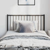 Schwarzes Metallkopfteil Smil 100cm