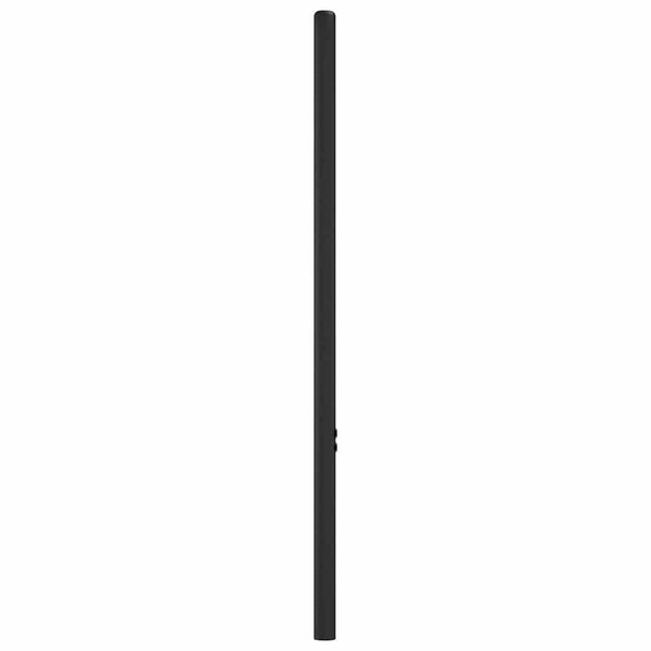 Schwarzes Metallkopfteil Smil 100cm