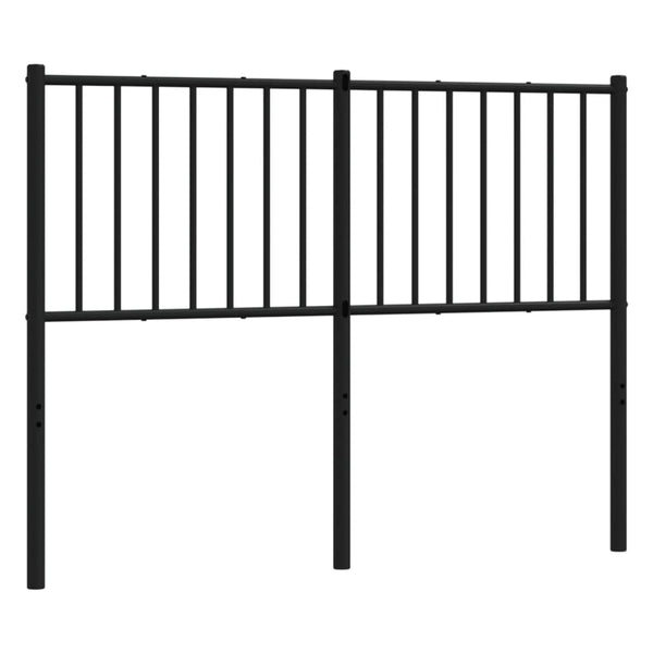 Musta metallinen sängynpääty Smil 120cm