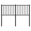 Musta metallinen sängynpääty Smil 120cm