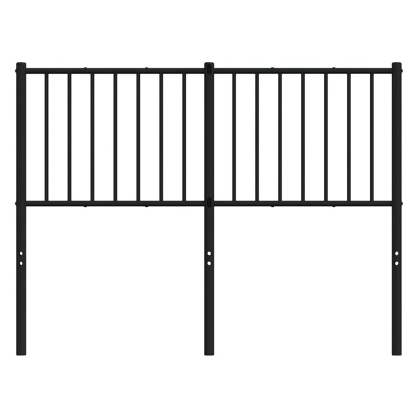 Musta metallinen sängynpääty Smil 120cm