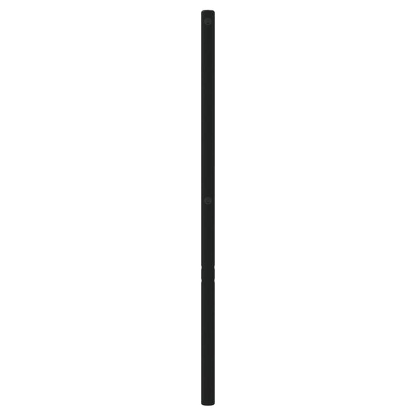 Musta metallinen sängynpääty Smil 120cm
