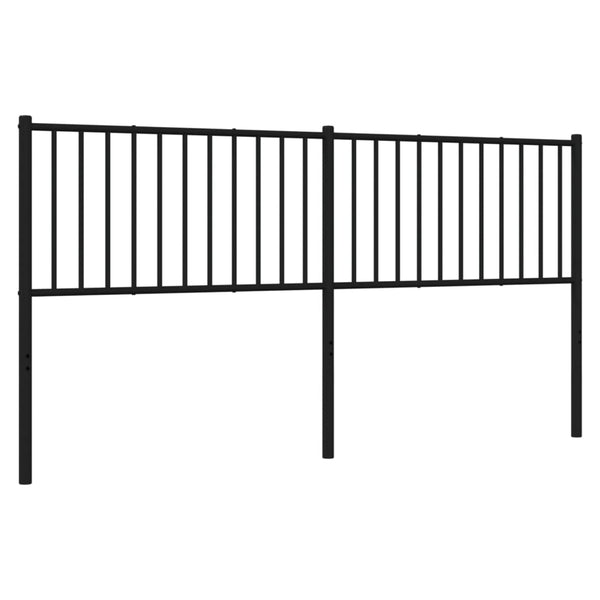 Musta metallinen sängynpääty Smil 180cm