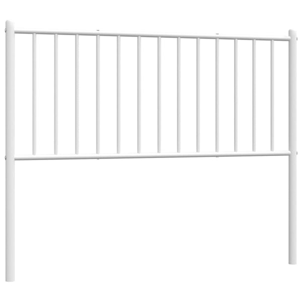 Valkoinen metallinen sängynpääty Smil 107cm