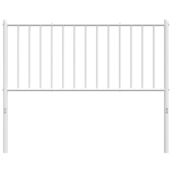 Valkoinen metallinen sängynpääty Smil 107cm