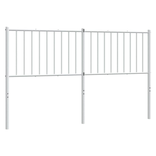 Weißes Metallkopfteil Smil 150cm