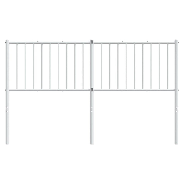 Weißes Metallkopfteil Smil 150cm